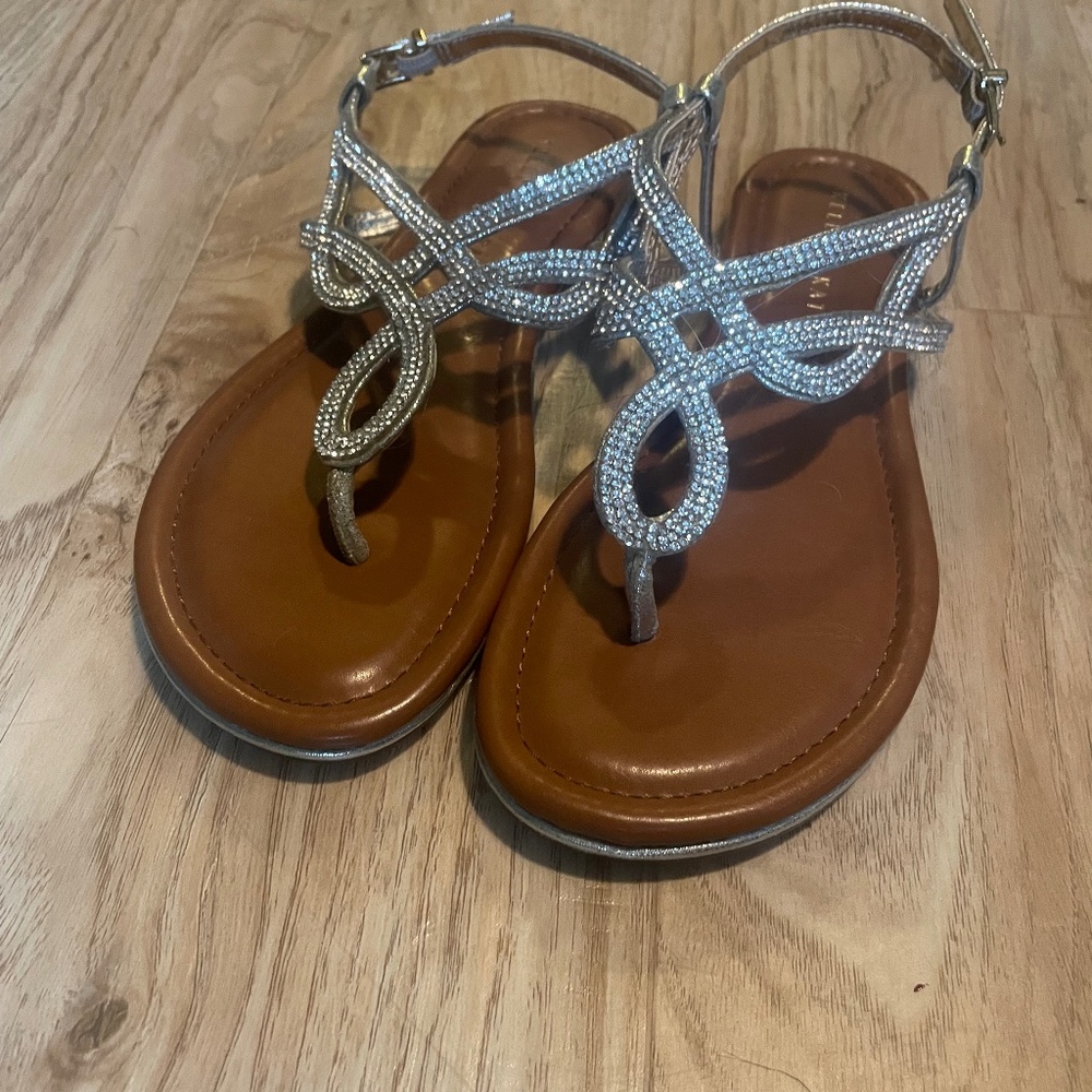 Kelly and Katie Sparkly Thong Sandals